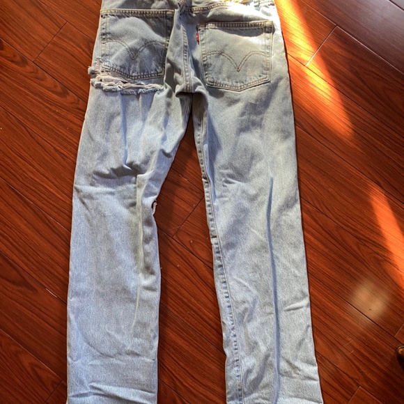 Levi custom ripped jeans vintage - Picture 4 of 6